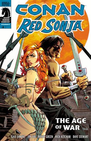 Conan Red Sonja #3 cover by Dan Panosian