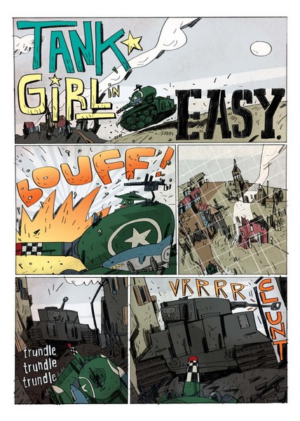 21st Century Tank Girl #1 Preview Page 2