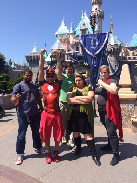 Superhero Day at Disneyland