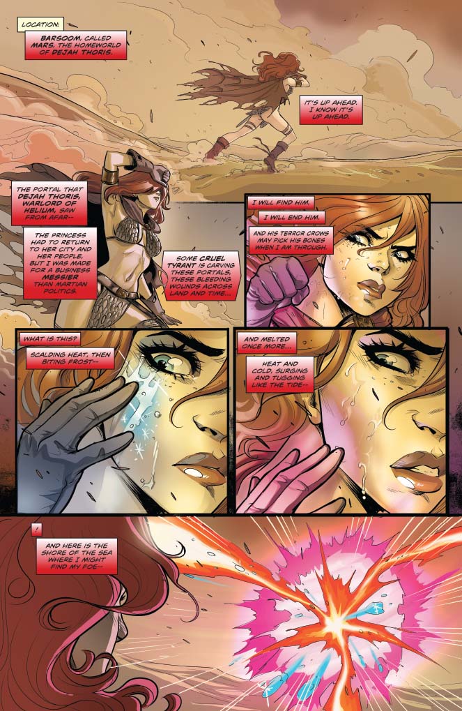 Swords of Sorrow: Red Sonja/Jungle Girl #1 preview page 5 of 5