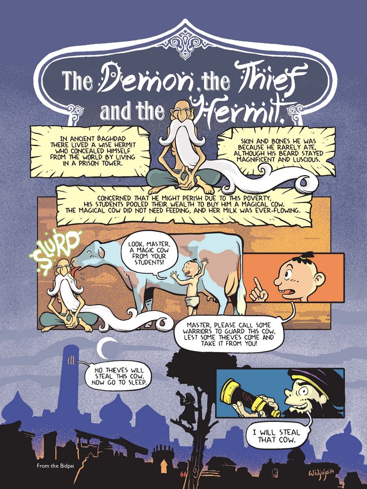 Fables the Demon the Thief and the Hermit