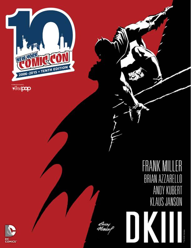 Dark Knight NYCC 2015 Program Guide Cover