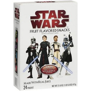 Star Wars Fruit Flavored Snacks MADE WITH REAL JUICE
