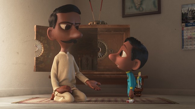 Sanjay's father wants him to stop obsessing over American superheroes