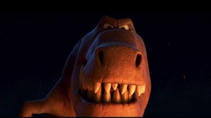 Butch gets to the grand finale of his tale in this still from The Good Dinosaur