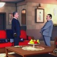 Agatha Christie--The ABC Murders Poirot and other in living room