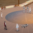 Qrow and Winter facing off in RWBY episode 3