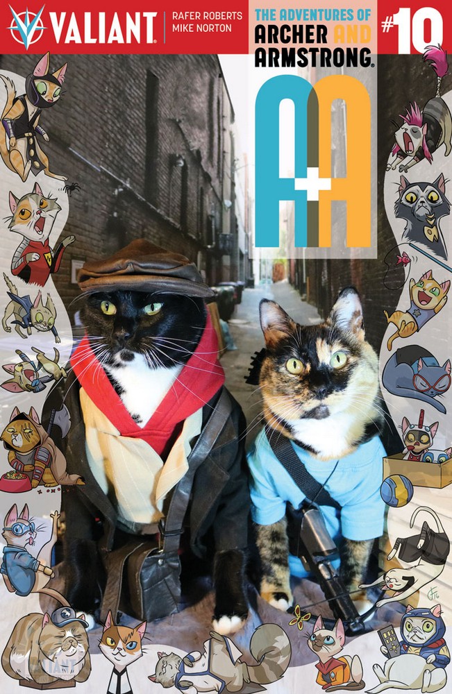 Archer & Armstrong #10 Valiant Cat Cosplay