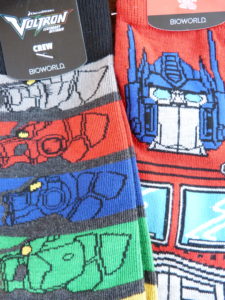 Voltron and transformer socks