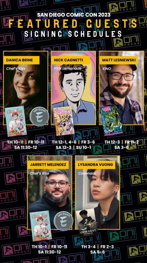 Oni Press Announces Schedules and Exclusives SDCC 2023 FangirlNation